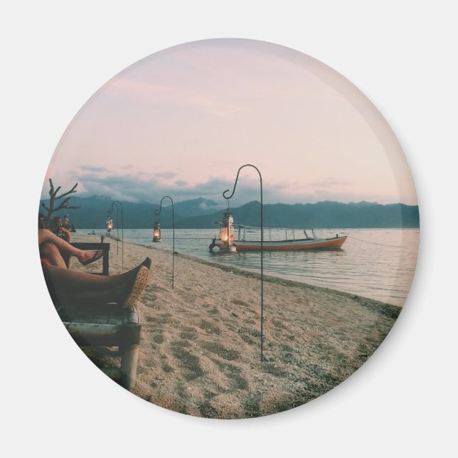 Gili Air, Nusa Tenggara Barat, Indonesia Magnet (Front)