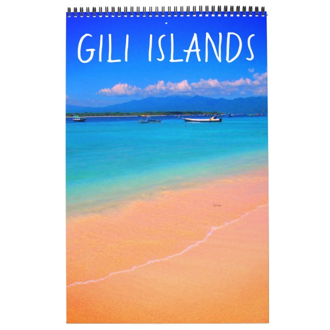 gili islands indonesia calendar (Cover)