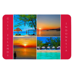 gili islands indonesia magnet