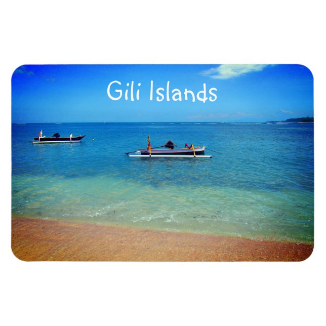 gili islands life magnet (Horizontal)