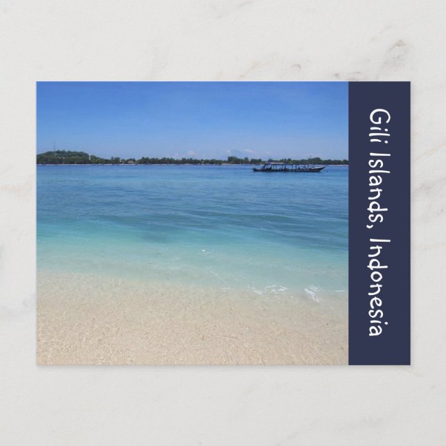gili meno waters postcard (Front)