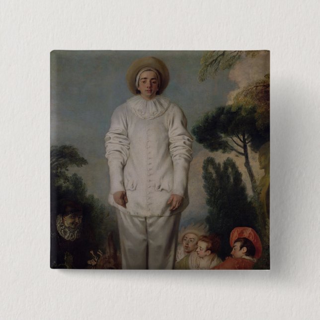 Gilles, c.1718-19 15 cm square badge (Front)