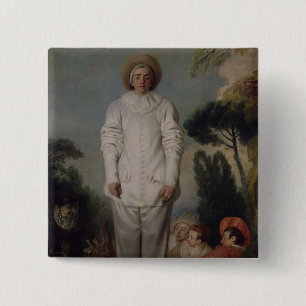 Gilles, c.1718-19 15 cm square badge