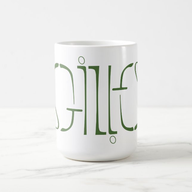 Gilles Lettering Mug (Center)