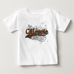 Gillespie Tartan Grunge Baby T-Shirt