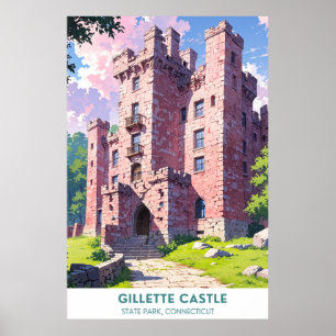 Gillette Castle State Park, Connecticut Poster