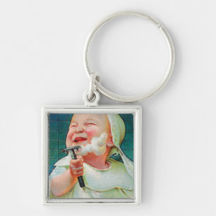 Gillette Safety Razor - Begin Early Shave Key Ring