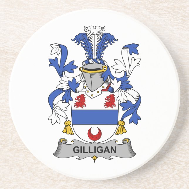 Gilligan Family Crest Coaster (Front)