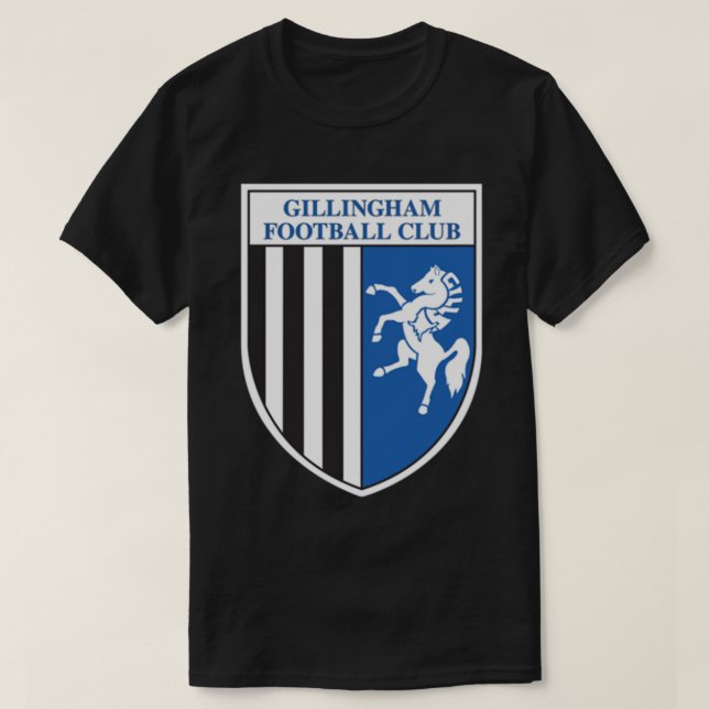 Gillingham FC logo - Stripes Classic T-Shirt (Design Front)