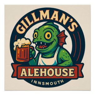 Gillman’s Alehouse – Innsmouth’s Friendliest Tapro Poster