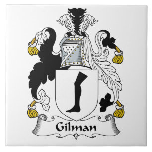 Gilman Family Crest Ceramic Tile
