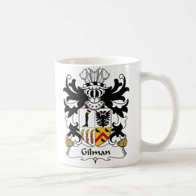Gilman Family Crest Coffee Mug (Right)