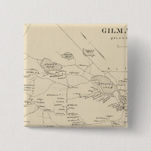 Gilmanton, Belknap Co, NH 15 Cm Square Badge