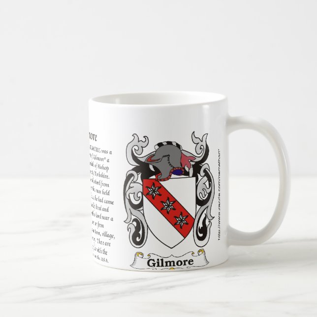 Gilmore Family Coat of Arms mug (Right)