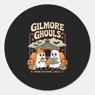 Gilmore ghouls ghostly fun fans halloween season classic round sticker