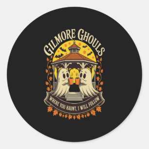 Gilmore Ghouls Halloween Ghost Classic Round Sticker
