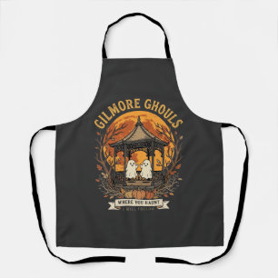 Gilmore Ghouls Halloween Ghost Gazebo Design_1 Apron