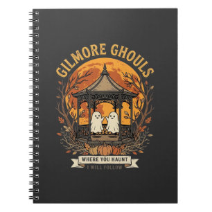 Gilmore Ghouls Halloween Ghost Gazebo Design_1 Notebook
