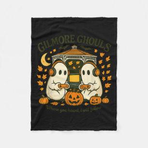Gilmore Ghouls Where You Haunt I Will Follow Hallo Fleece Blanket
