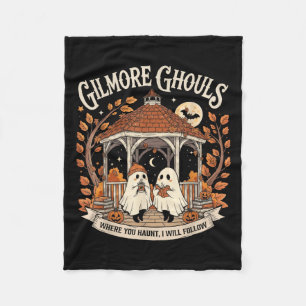 Gilmore Ghouls Where You Haunt I Will Follow Tee  Fleece Blanket