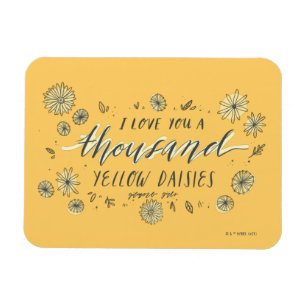 Gilmore Girls A Thousand Yellow Daisies Magnet