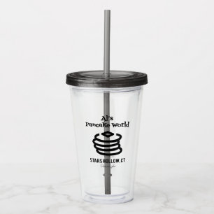 Gilmore Girls Al's Pancake World Logo Acrylic Tumbler