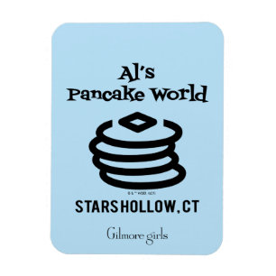 Gilmore Girls Al's Pancake World Logo Magnet