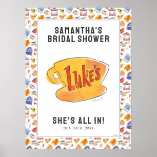 Gilmore Girls Bridal Shower Welcome Poster