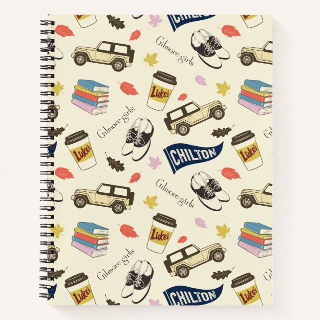 Gilmore Girls Chilton Fall Pattern Notebook (Front)