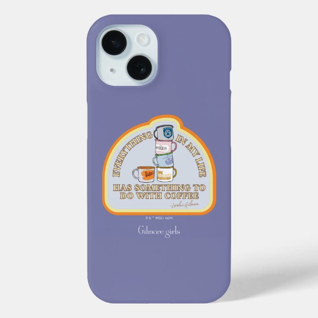Gilmore Girls | Coffee Quote Graphic Case-Mate iPhone Case (Back)