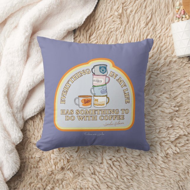 Gilmore Girls | Coffee Quote Graphic Cushion (Blanket)
