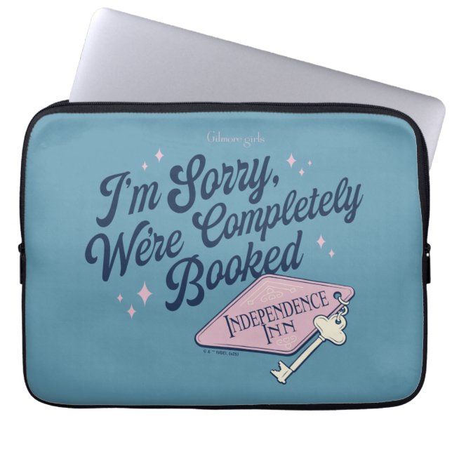 Gilmore Girls Completely Booked Design Laptop Sleeve (Front)