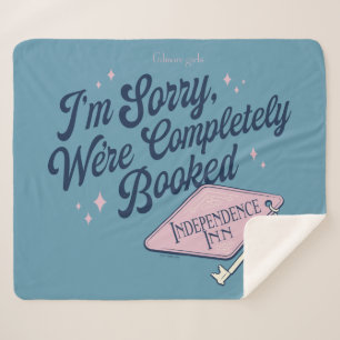 Gilmore Girls Completely Booked Design Sherpa Blanket