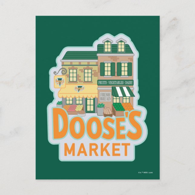 Gilmore Girls | Doose's Market Postcard (Front)