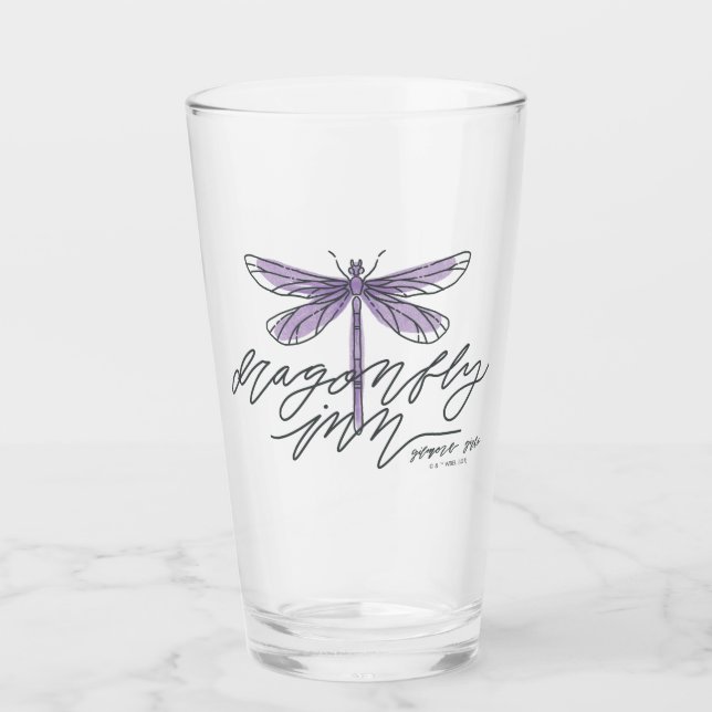 Gilmore Girls | Dragonfly Inn Script Glass (Front)