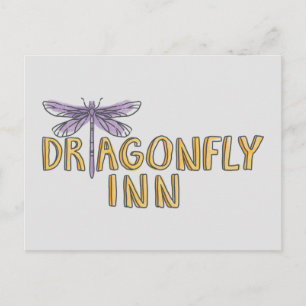 Gilmore Girls   Dragonfly Inn Watercolor Logo Postcard