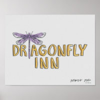 Gilmore Girls | Dragonfly Inn Watercolor Logo