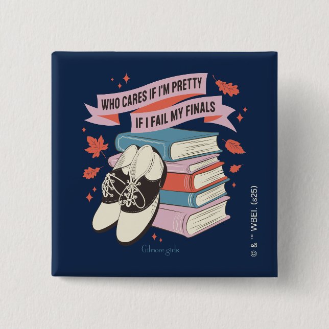 Gilmore Girls Finals Quote Design 15 Cm Square Badge (Front)