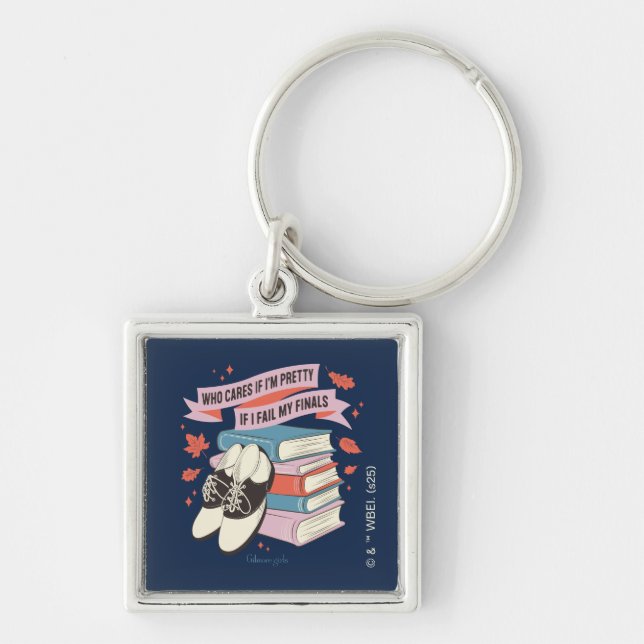 Gilmore Girls Finals Quote Design Key Ring (Front)