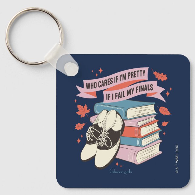 Gilmore Girls Finals Quote Design Key Ring (Front)