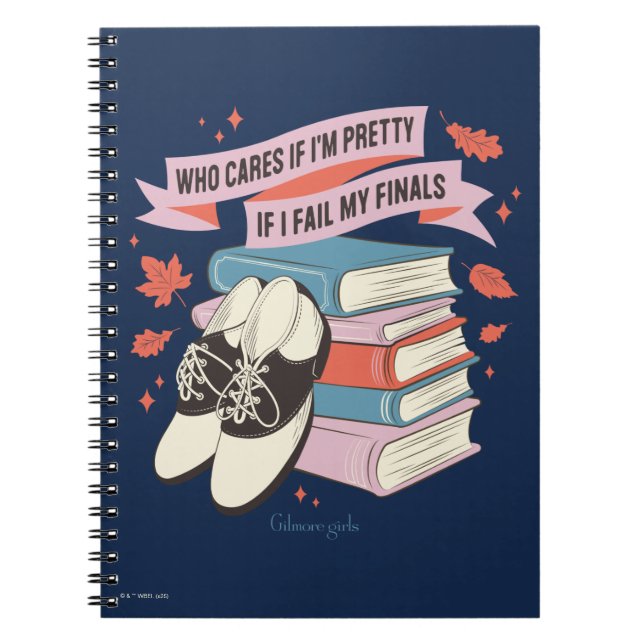 Gilmore Girls Finals Quote Design Notebook (Front)