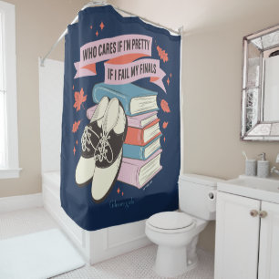 Gilmore Girls Finals Quote Design Shower Curtain