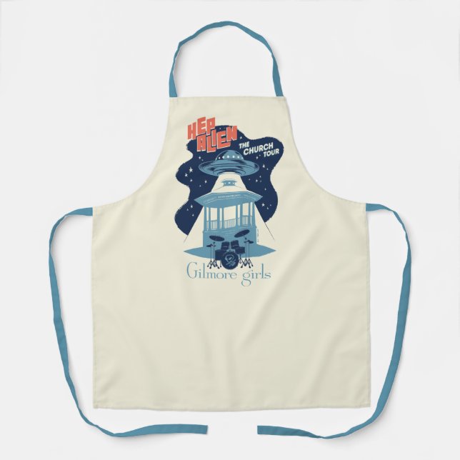 Gilmore Girls Hep Alien Church Tour Apron (Front)