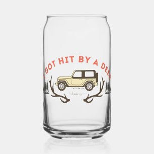Gilmore Girls I Got Hit by a Deer Can Glass