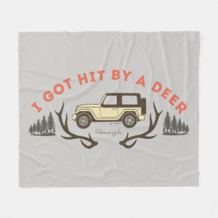Gilmore Girls I Got Hit by a Deer Fleece Blanket