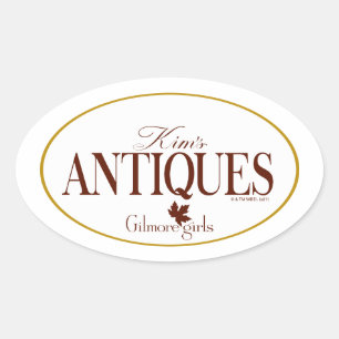 Gilmore Girls   Kim's Antiques Oval Sticker