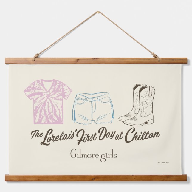 Gilmore Girls Lorelai Chilton Outfit Design Hanging Tapestry (Front)