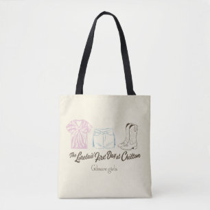 Gilmore Girls Lorelai Chilton Outfit Design Tote Bag