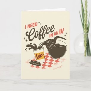 Gilmore Girls Luke’s Coffee IV Quote Card