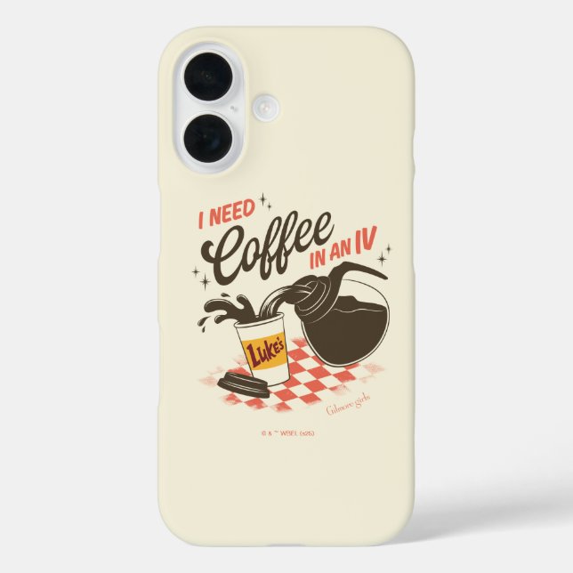 Gilmore Girls Luke’s Coffee IV Quote Case-Mate iPhone Case (Back)